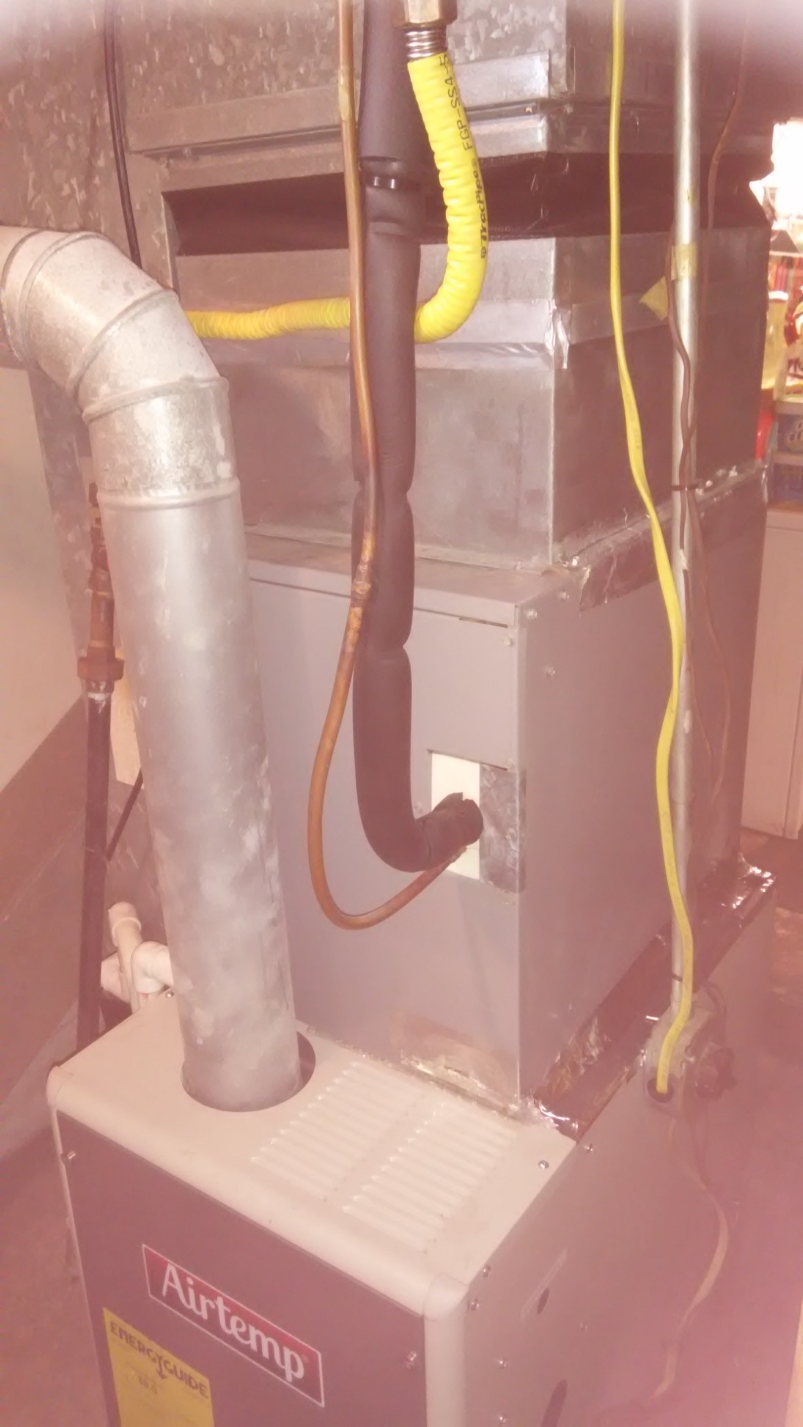 Indoor air handler installation