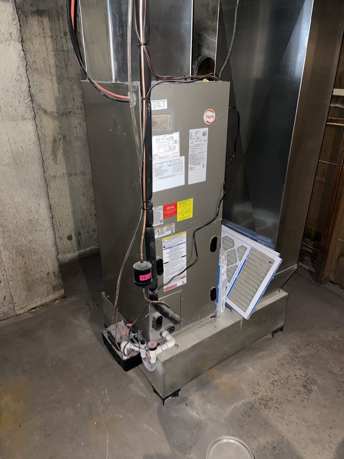 Payne air handler installation