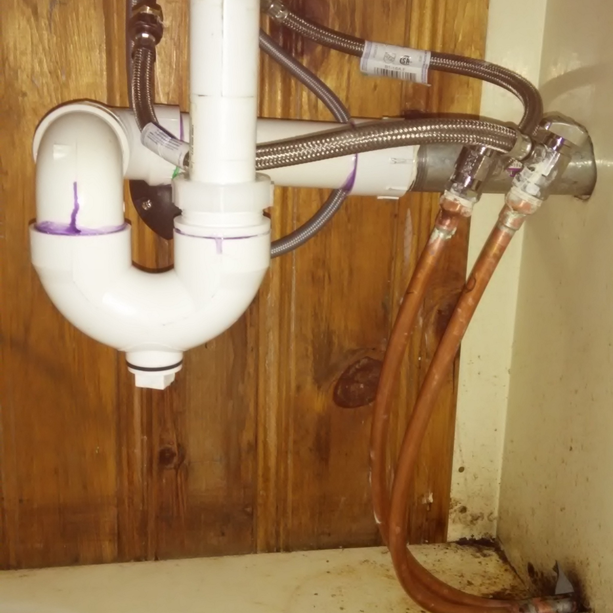 Water heater installation